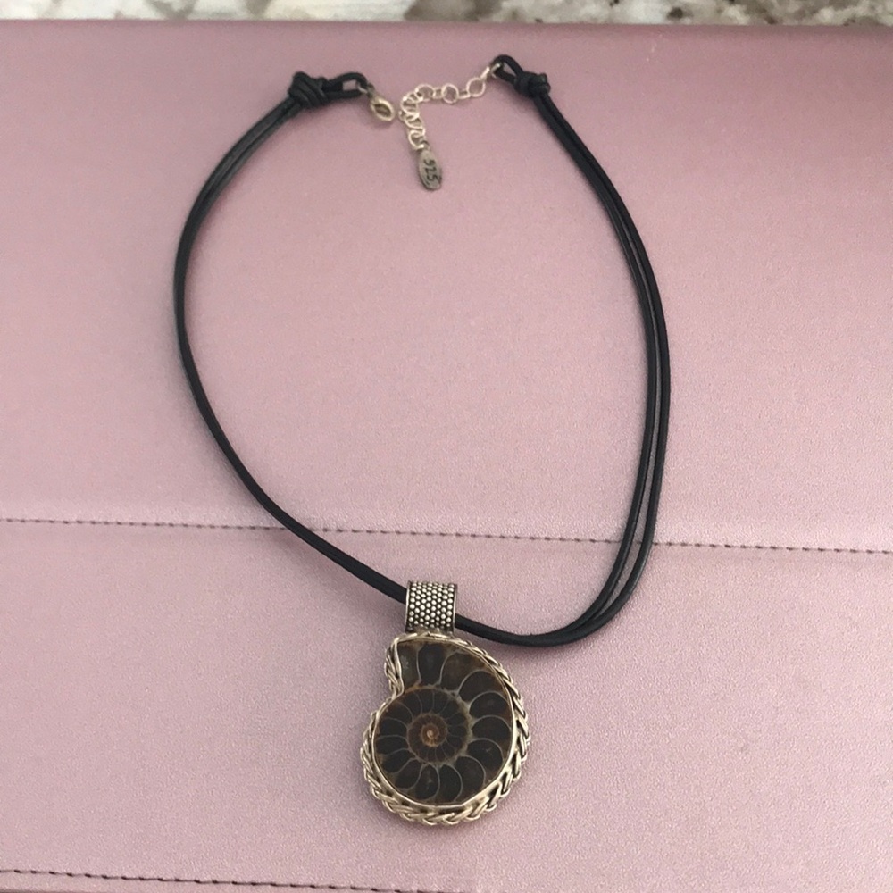 Nautilus shell necklace